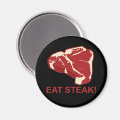 Eat STeak Magnet (Vorderseite/Rückseite)