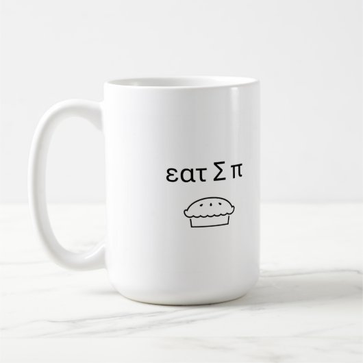 Eat sum pie mug kaffeetasse (Links)
