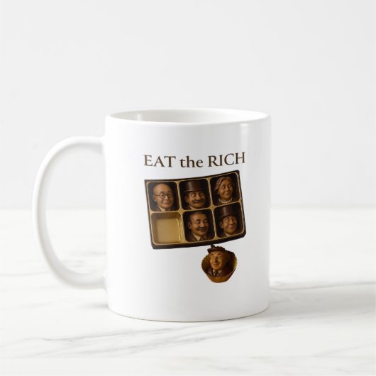 Eat The Rich Classic Kaffeetasse (Links)