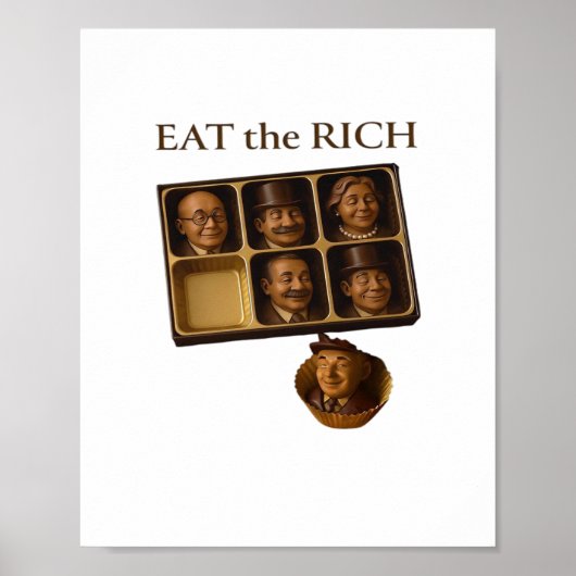Eat The Rich Classic Poster (Vorne)