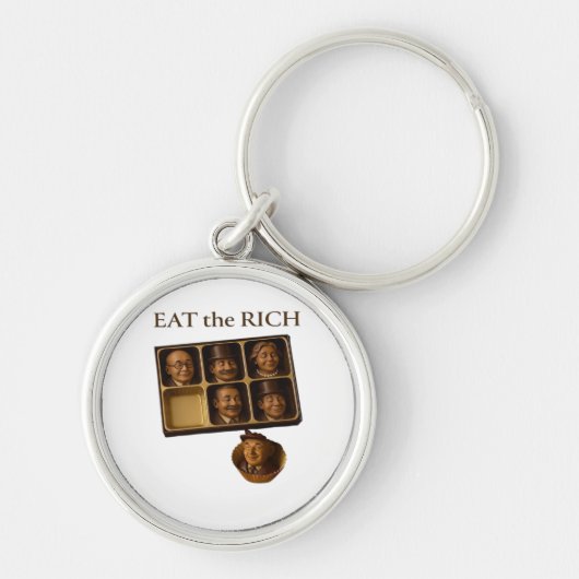 Eat The Rich Klassiker Schlüsselanhänger (Vorne)