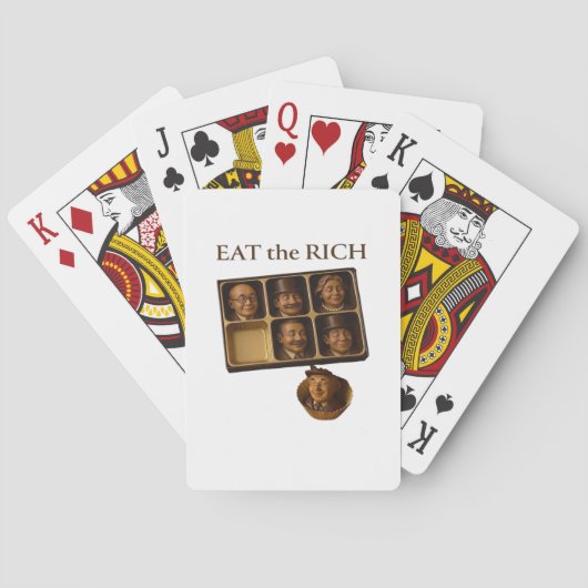 Eat The Rich Klassiker Spielkarten (Rückseite)