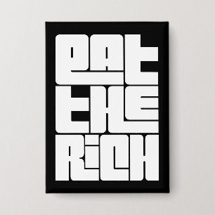 Eat the Rich - Lustiger Sozialist Button