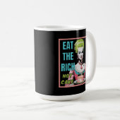 Eat The Rich, Not Cake Kaffeetasse (VorderseiteRechts)