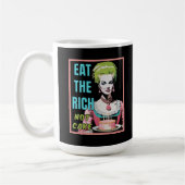 Eat The Rich, Not Cake Kaffeetasse (Links)