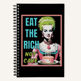 Eat The Rich, Not Cake Notizblock