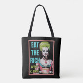 Eat The Rich, Not Cake Tasche (Rückseite)