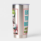 Eat The Rich, Not Cake Thermobecher (Links)