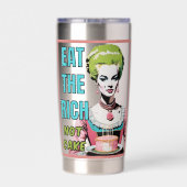 Eat The Rich, Not Cake Thermobecher (Rückseite)