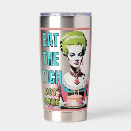 Eat The Rich, Not Cake Thermobecher