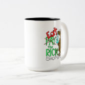Eat the Rich - Shop Small Zweifarbige Tasse (VorderseiteRechts)