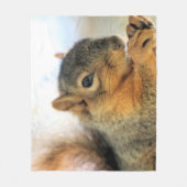 Eat Throw Blanket Fleecedecke (Vorderseite)