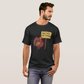 Eat TOFU not Turkey  Vegan Thanksgiving T-Shirt (Vorne ganz)