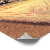 EAT WINE DINE GEISHA Vintage japanische Werbung Poster (Ecke)