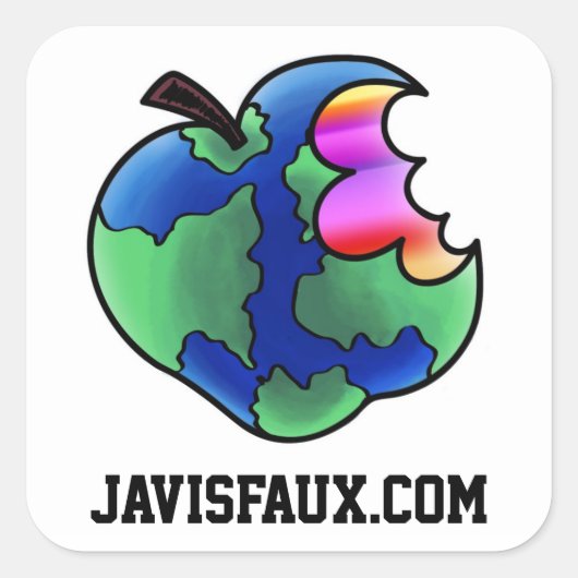 Eat World Sticker (Vorderseite)