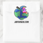 Eat World Sticker (Tasche)