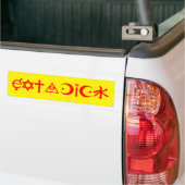 EatADick-Autoaufkleber Autoaufkleber (Auf Lkw)
