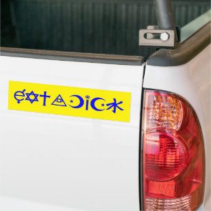 EatADick-Autoaufkleber Autoaufkleber