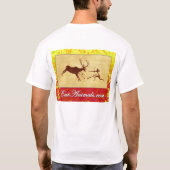 EatAnimals.com-Herbst-Logo Henley T-Shirt (Rückseite)