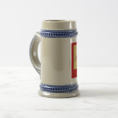 EatAnimals.com-Klassiker Stein Bierglas (Vorderseite Links)