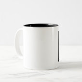 EatAnimals.com-Tasse Zweifarbige Tasse (Vorderseite Links)