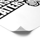 Eater - Funny Hockey Goalie Poster (Ecke)