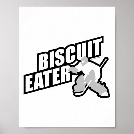 Eater - Funny Hockey Goalie Poster (Vorne)