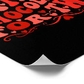 Eating Chocolate For Two Mom To Be Pregnancy Sayin Poster (Ecke)