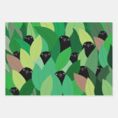 Eating Crow Wrapping Paper Sheets Geschenkpapier Set (Vorderseite)