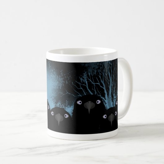 Eating Crows Spooky Tasse (VorderseiteRechts)