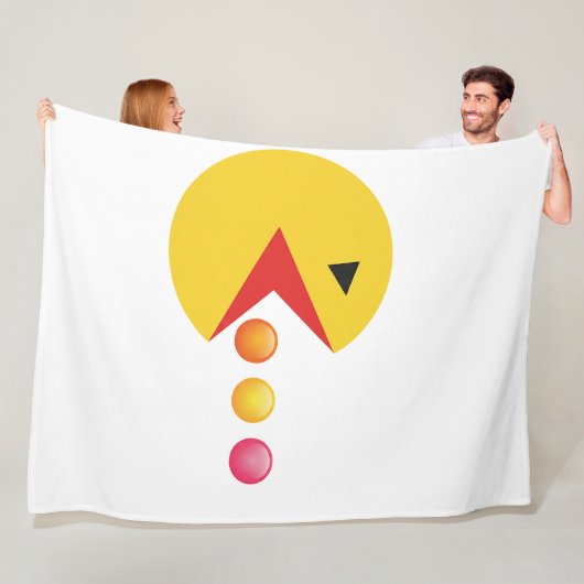 Eating Dot Fleecedecke (Beispiel)