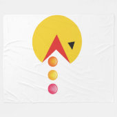 Eating Dot Fleecedecke (Vorderseite (Horizontal))