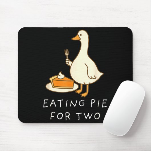 Eating E For Two Silly Goose Baby Announcement Mat Mousepad (Mit Mouse)