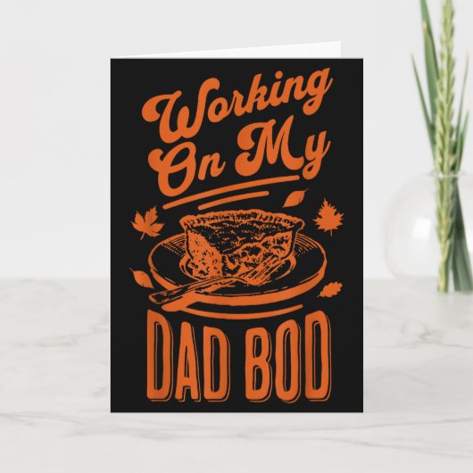 Eating For Two Thanksgiving Couples Pregnancy Anno Karte (Vorderseite)