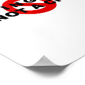 Eating Is Not A Crime Funny Quote Motivational Sar Poster (Ecke)