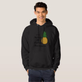 Eating Pineapples Cute Fruit  Tropical Fruits Hoodie (Vorne ganz)