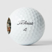 Eating Tacos Photo Personalize Customize Golfball (Logo)