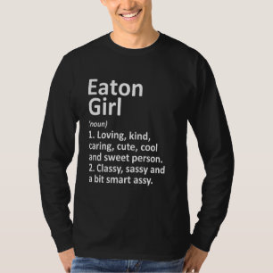 Eaton Girl Co Colorado Funny City Zuhause Roots T-Shirt