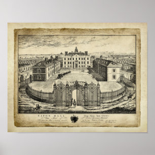 Eaton Hall English Country House Print 1 Poster