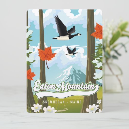 Eaton Mountain Skowhegan, Maine (Stehend Vorderseite)