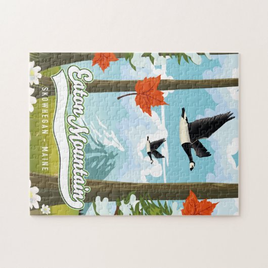 Eaton Mountain Skowhegan, Maine Puzzle (Horizontal)