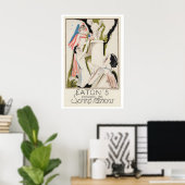 Eaton's präsentiert die Frühjahrsmode Vintage-Kuns Poster (Heimbüro)