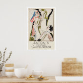 Eaton's präsentiert die Frühjahrsmode Vintage-Kuns Poster (Küche)