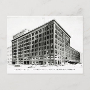 Eatons Queen St Toronto Illustration Postkarte
