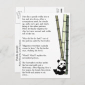 "Eats Shoots and Blätter" Postkarte (Vorne/Hinten)