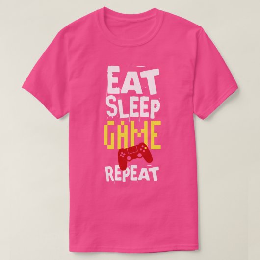 Eatsleepgame2 T-Shirt (Design vorne)