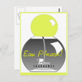 EAU BITTE POSTKARTE (Vorne/Hinten)