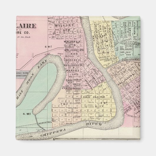 Eau Claire und Medford Magnet (Vorne)
