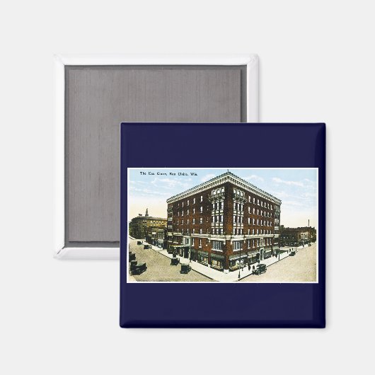 Eau Claire, Wisconsin Magnet (Vorderseite/Rückseite)