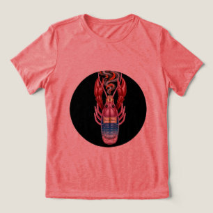 Eau de Boil" Glitzer Crawfish T-Shirt 💖 🔥 Tri-Blend Shirt